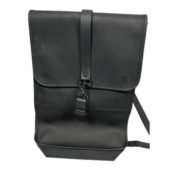 Rains Unsex Black  Backpack Mini main image 7